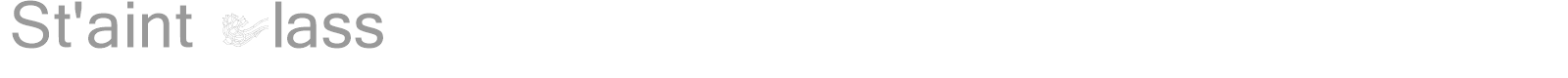 St'aint Glass font preview